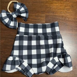 Bummie and bow set